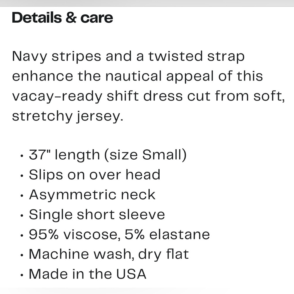 Trina Turk Stripe Shift Dress. Size Medium - Picture 5 of 13